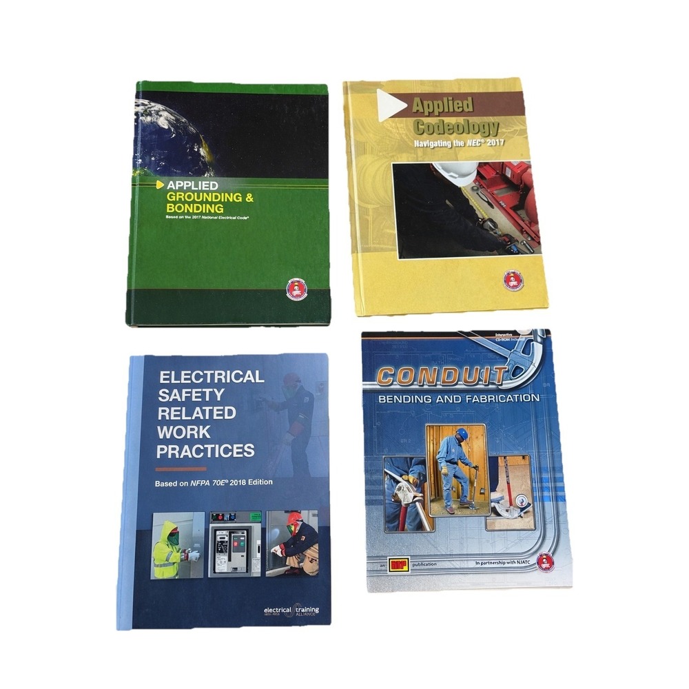 NEW NJATC Electrical Apprenticeship Training Books 4-Book Set IBEW NEC‎ 2017